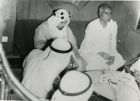 Mansoor Al Arayedh, 1st from right with Shaikh Mohammed bin Salman Al Khalifa